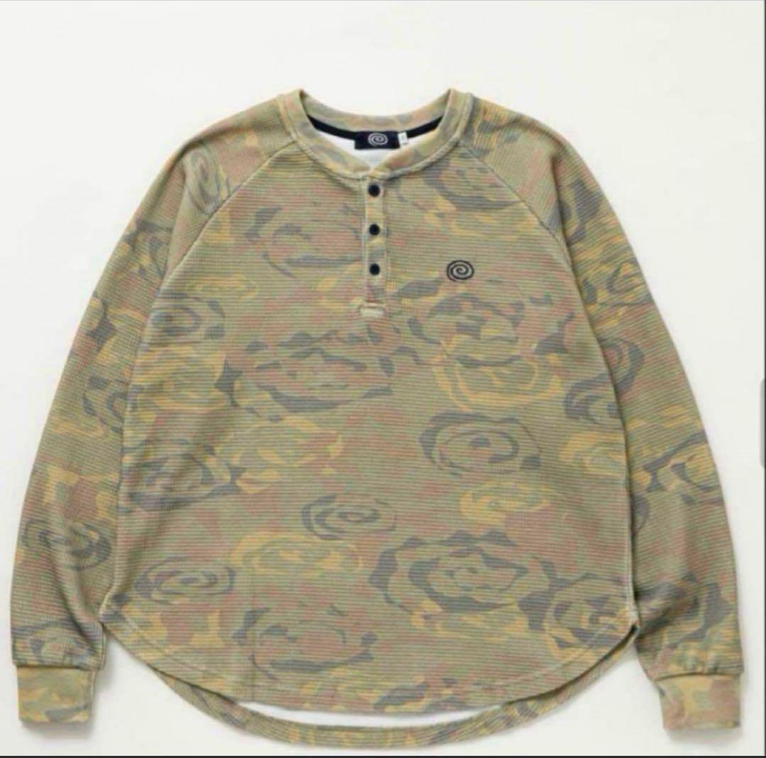 Soonerorlater sol Waffle L/S Tee 迷彩 サーマル