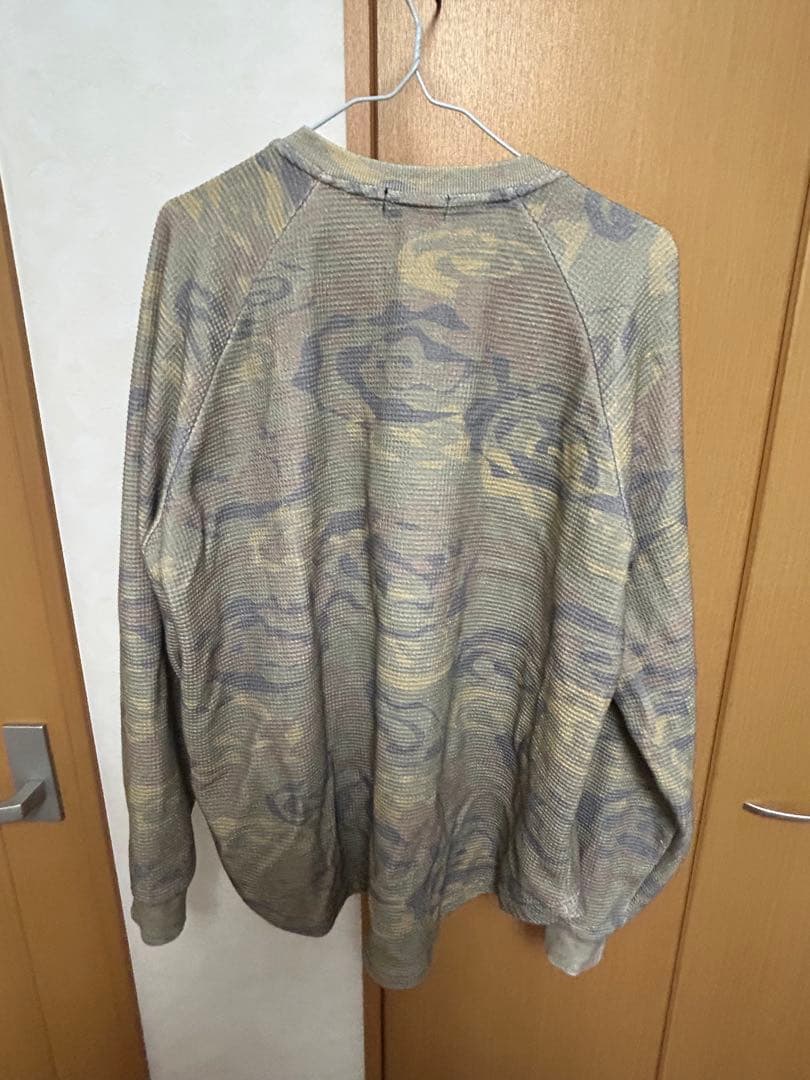 Soonerorlater sol Waffle L/S Tee 迷彩 サーマル