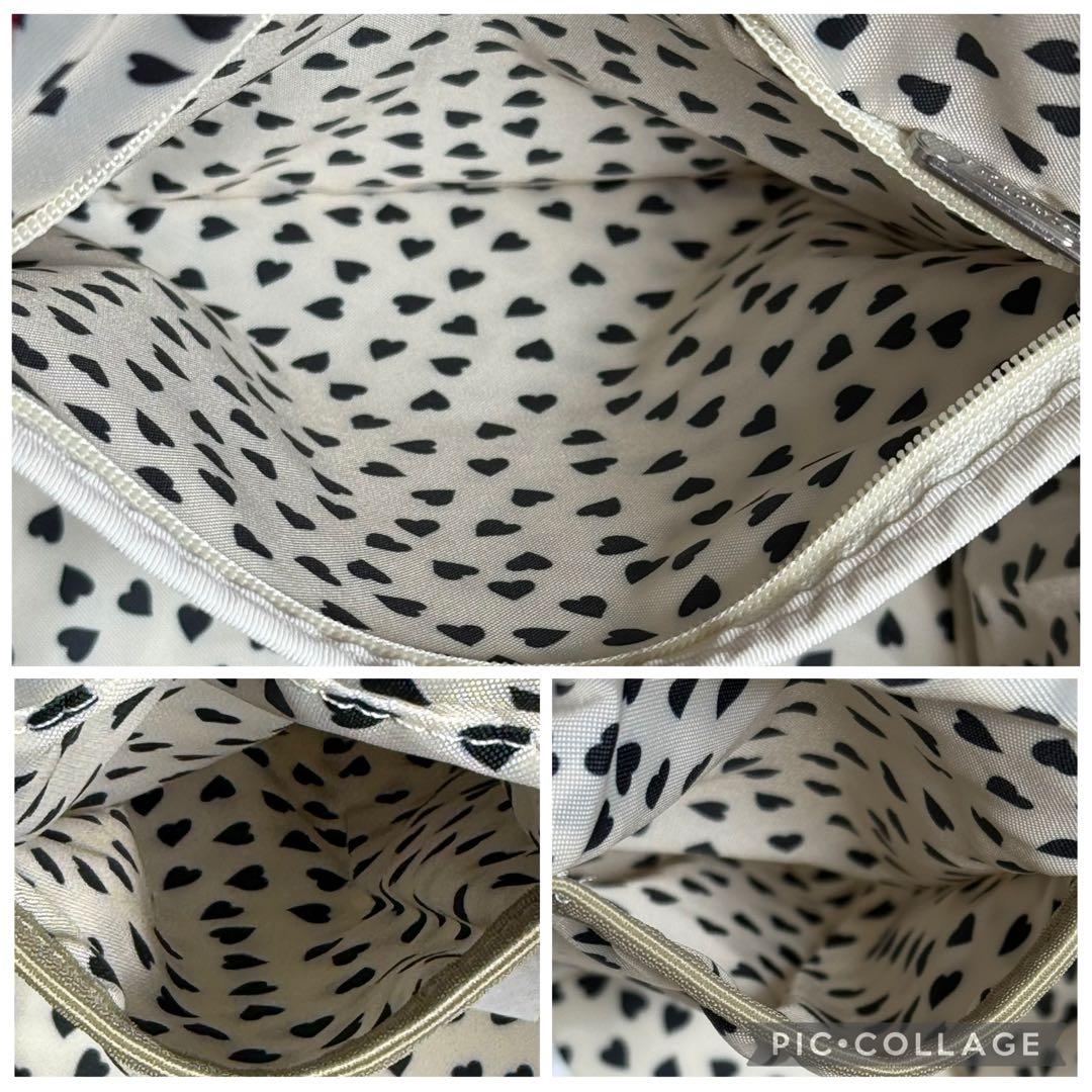 LeSportsac 50周年記念 神崎惠コラボ トートバッグ メレンゲホワイト