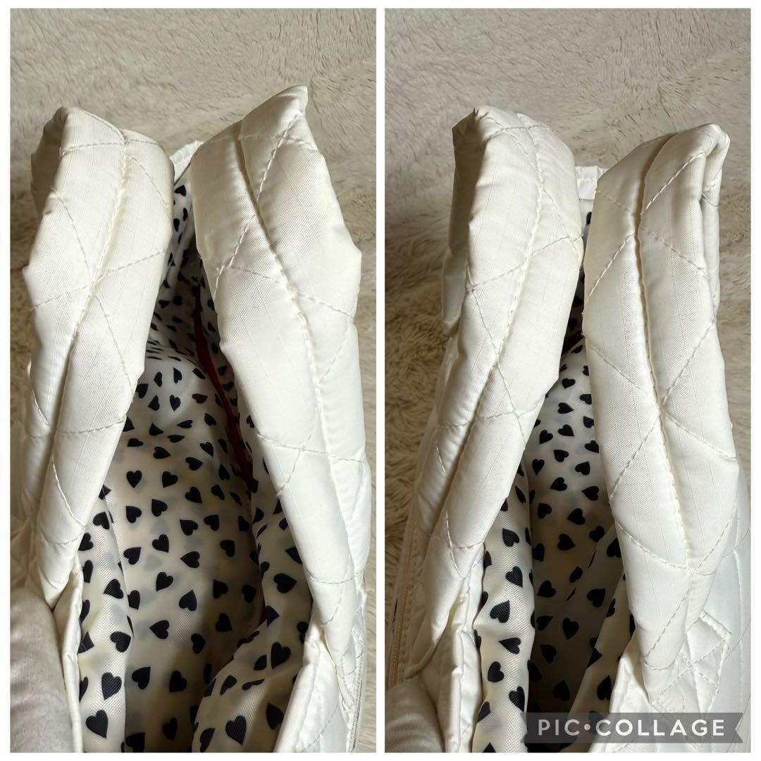 LeSportsac 50周年記念 神崎惠コラボ トートバッグ メレンゲホワイト