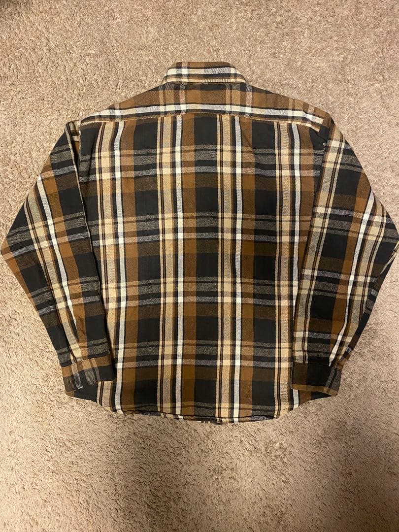 超好配色90sFIVE BROTHER ファイブブラザーチェックネルシャツ XL