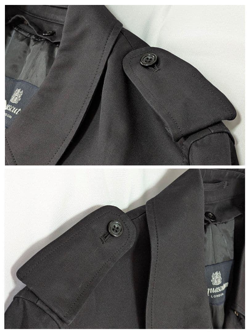 現行✨極美品 アクアスキュータム トレンチコート クラブチェック ライナー付き