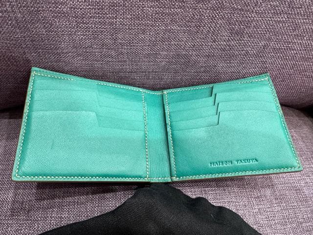 MAISON TAKUYA メゾンタクヤ 二つ折り財布① T6
