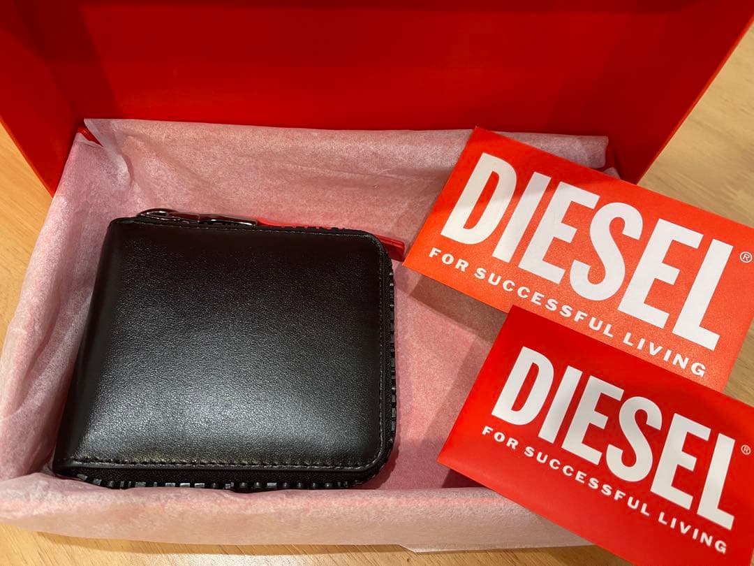 Chicaaaco　DIESEL ブラック 二つ折り財布　新品未使用