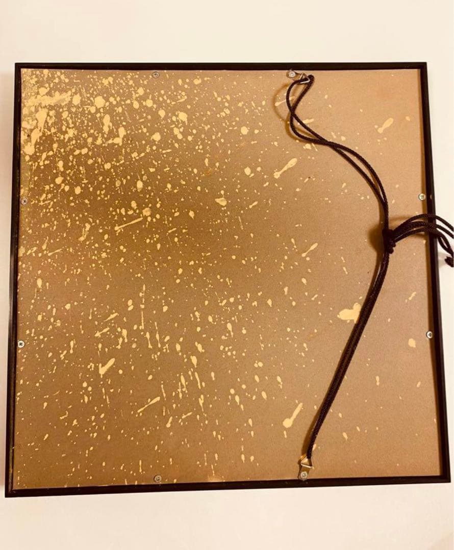 絵　個人収藏品 桜に三光鳥 梅に鶯 2枚セット 30cmx30cm