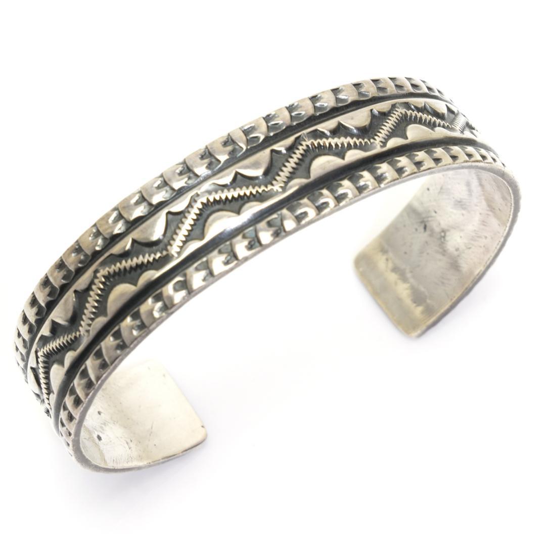 サンシャインリーブス ビームス スタンプワーク バングル 幅1.4cm