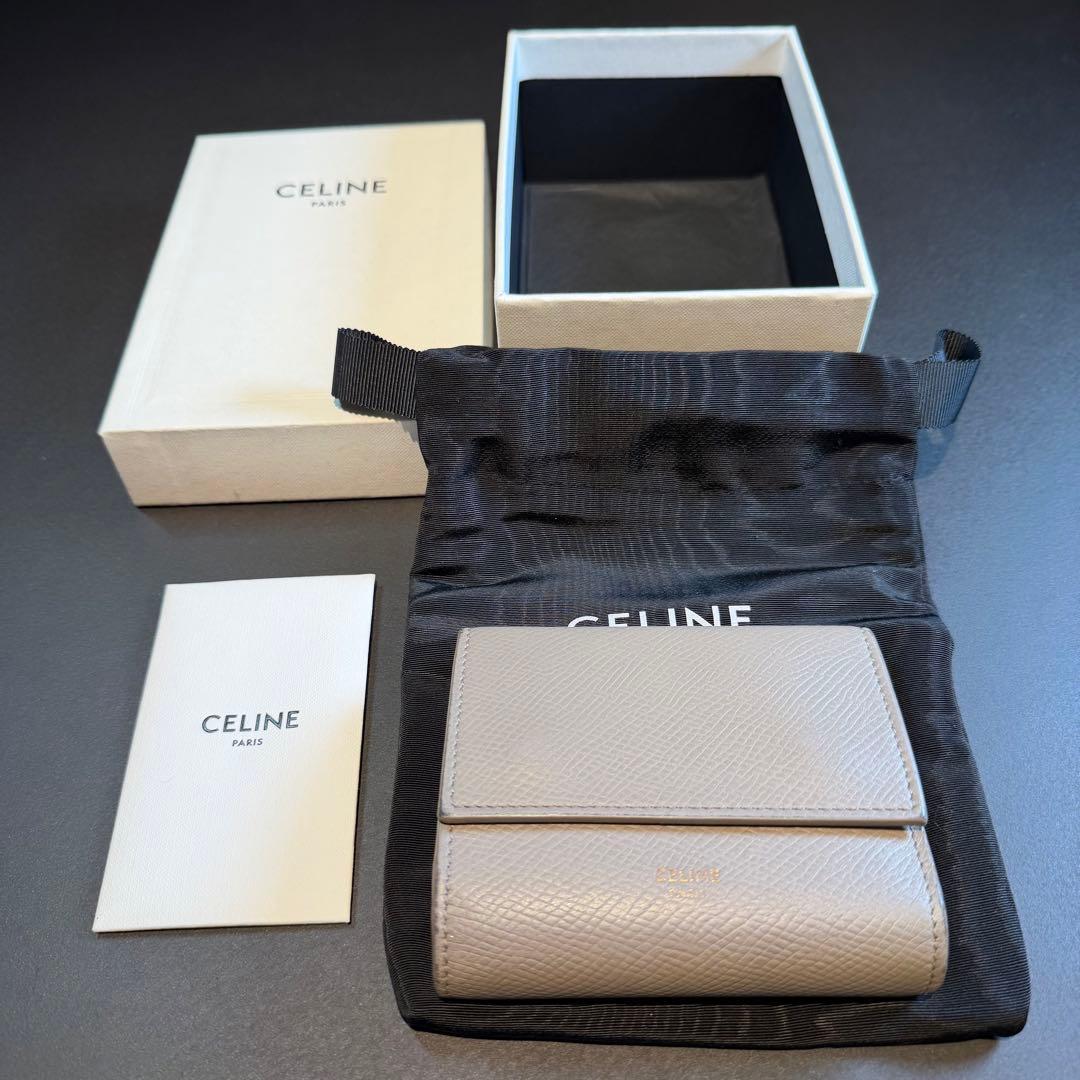 CELINE セリーヌ 三つ折り財布 スモールトリフォールドウォレット