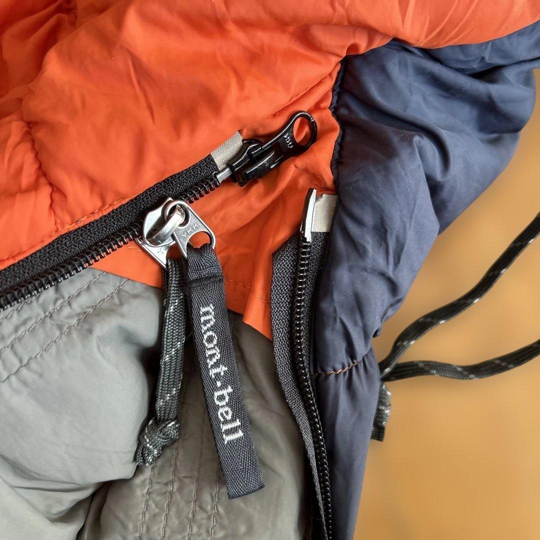 モンベル　バローバッグ　＃1 寝袋　右ジッパー　オレンジ