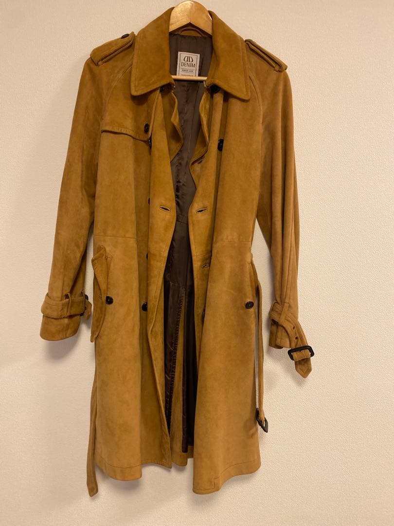 DENIM×TOMORROWLAND スエードトレンチ サイズ46