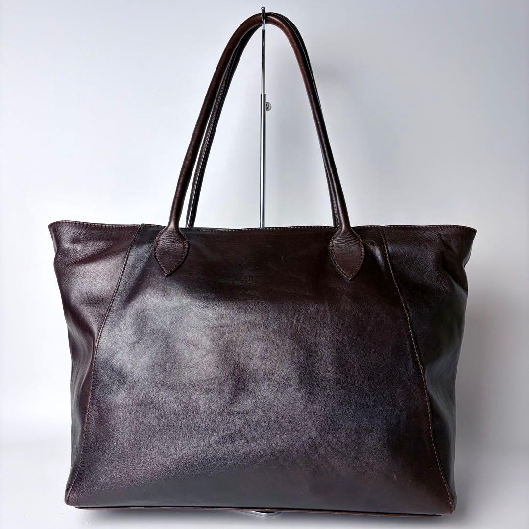 マザーハウス 　アンティークキャリア　 トートバッグ　A4可　PC可　ビジネス