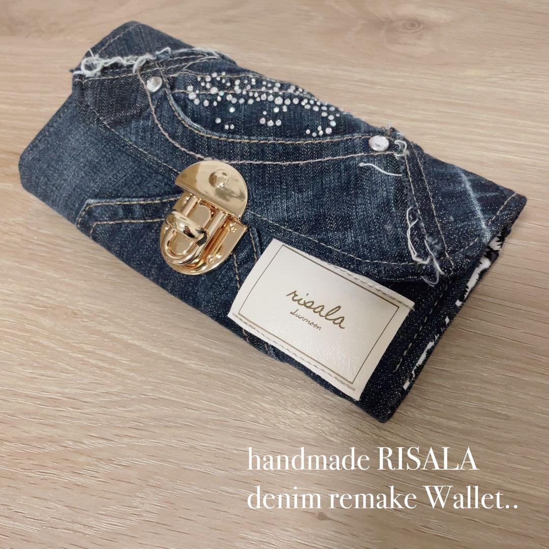 Azum デニム リメイク ウォレット