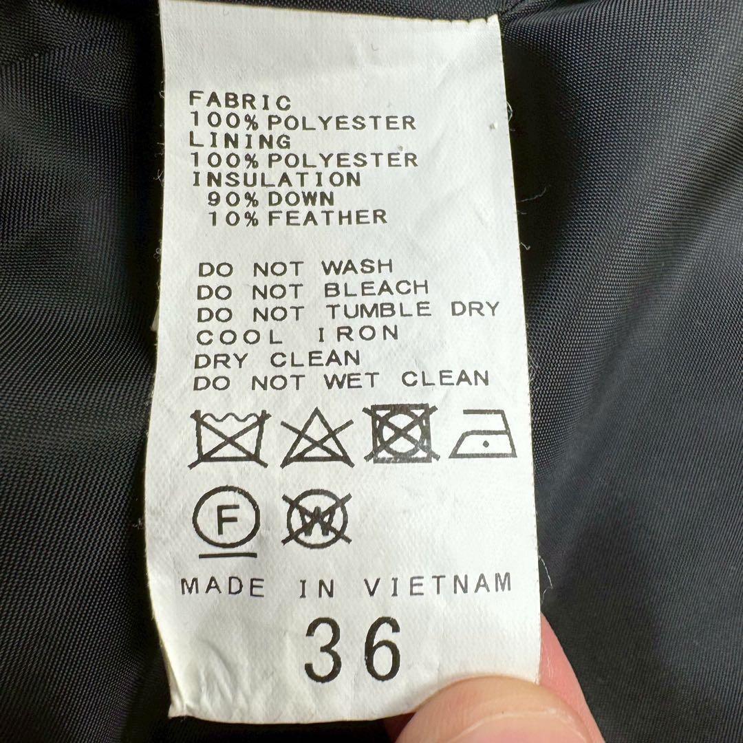 定価5万✨ フレームワーク ダウンコート 完売品 ブラック 36 Sサイズ 黒