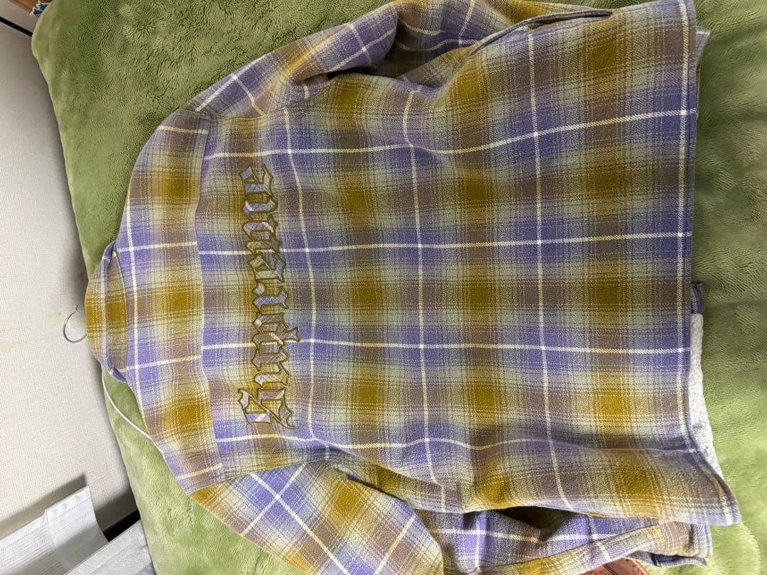 supreme ネルシャツ