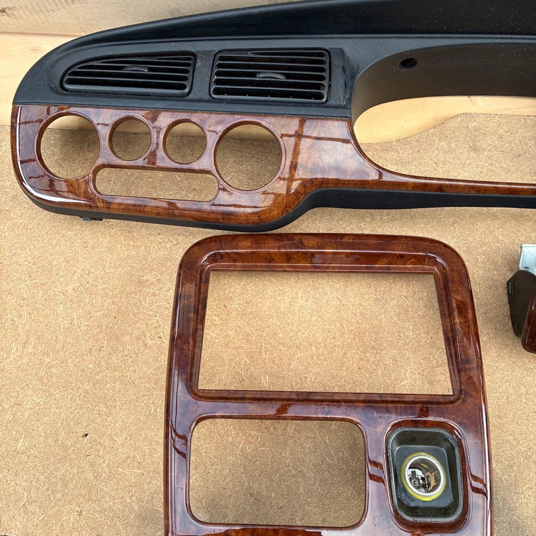 ダイハツミラジーノ L700S メーターパネル 木目調　3点セット