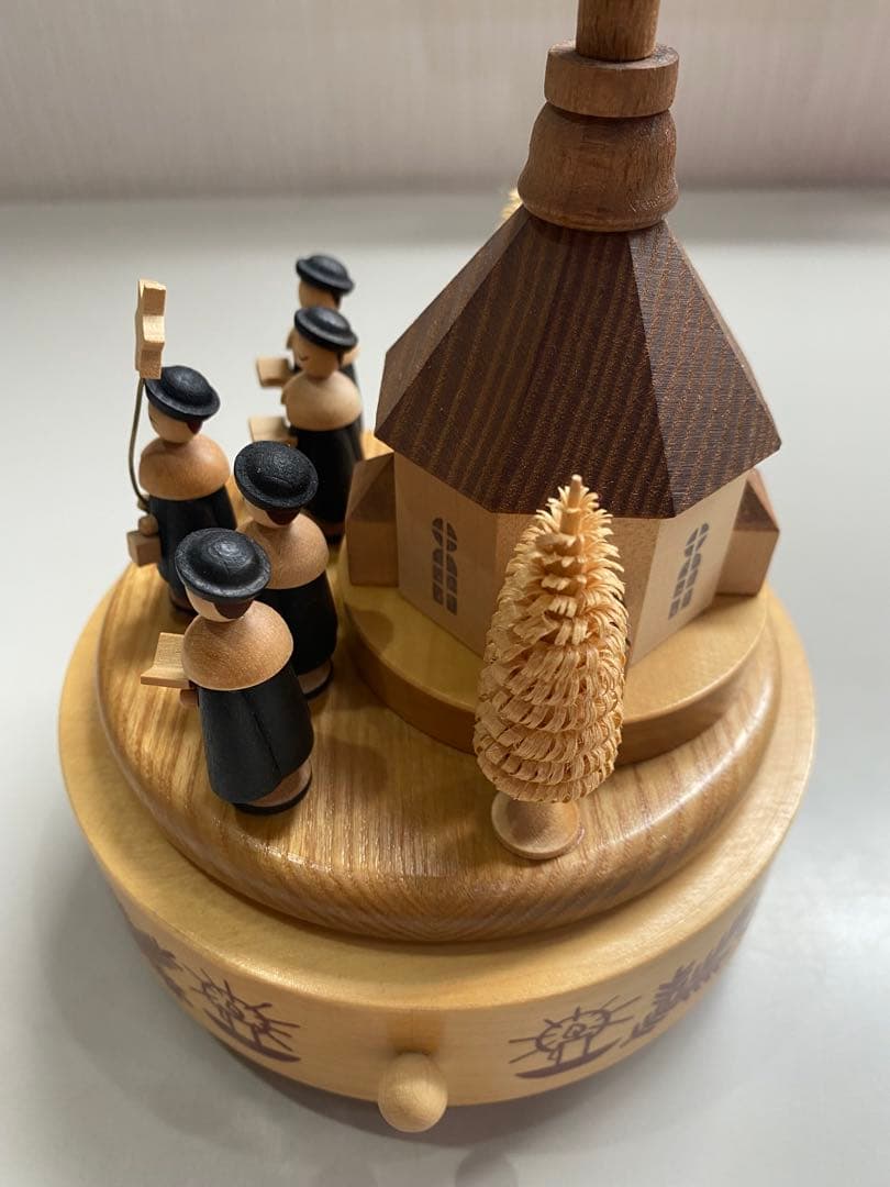 【美品】ドイツ製　木製オルゴール　希少