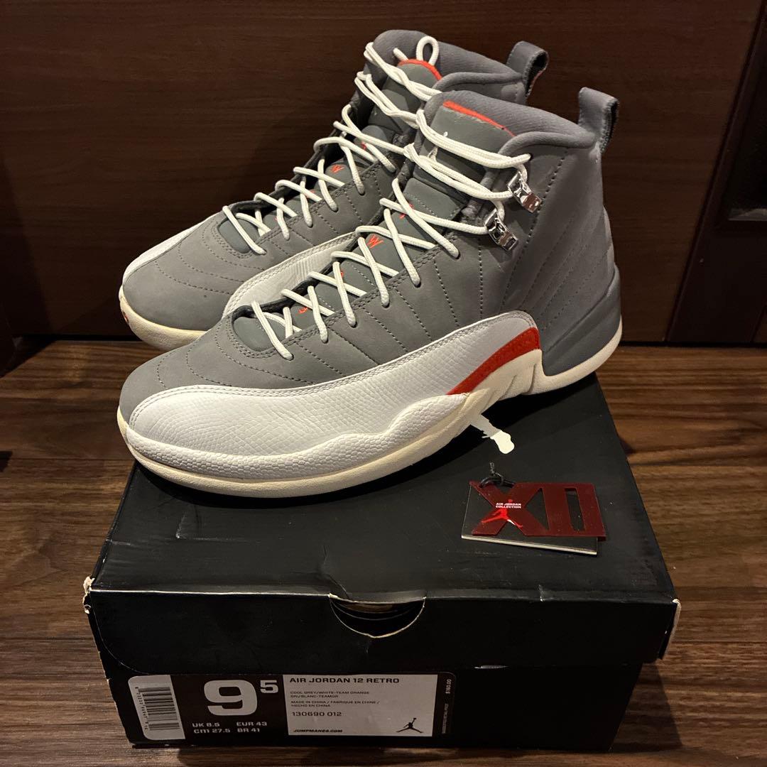 銀*根様 ナイキ エアジョーダン 12 レトロ クールグレー