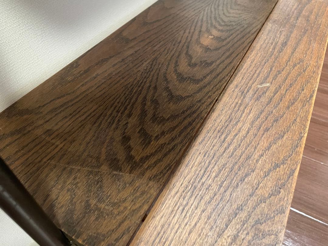 オーク材4段オープンシェルフ