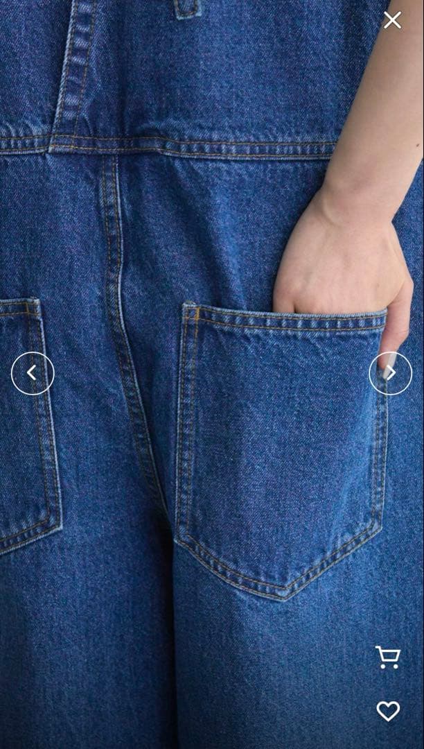 PUAL CE CIN @kokiminitaコーンデニム アメスリサロペット