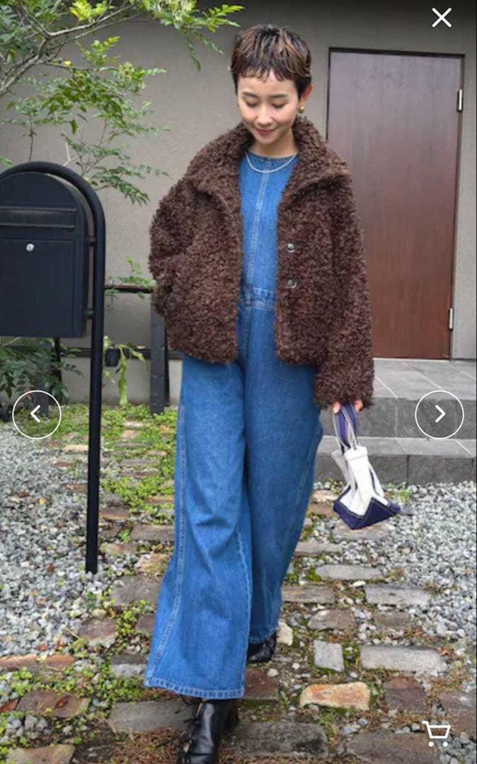 PUAL CE CIN @kokiminitaコーンデニム アメスリサロペット