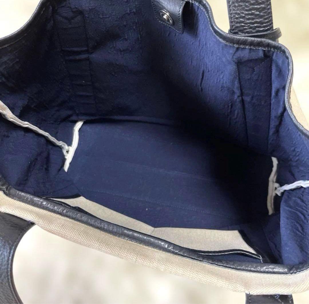 PELLE MORBIDA　ペッレモルビダ　トートバッグ　キャンバス　A４可能