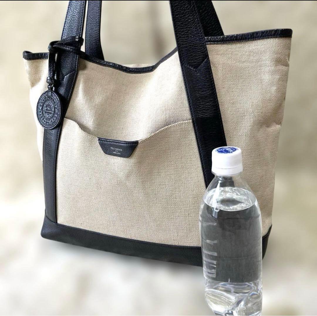 PELLE MORBIDA　ペッレモルビダ　トートバッグ　キャンバス　A４可能