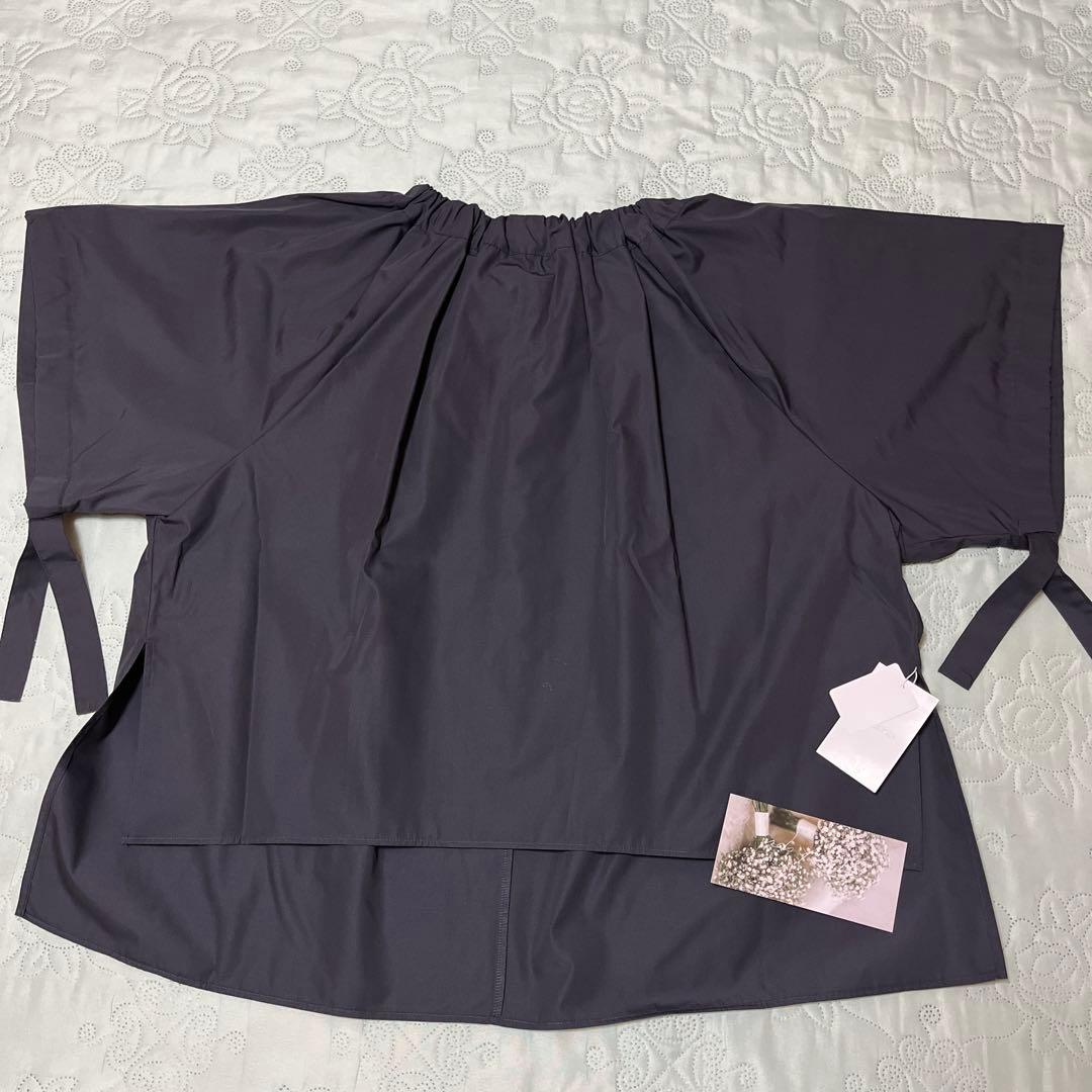 タグ付き 未試着。gypsohila ジプソフィア ブラウス (半袖)スミクロ