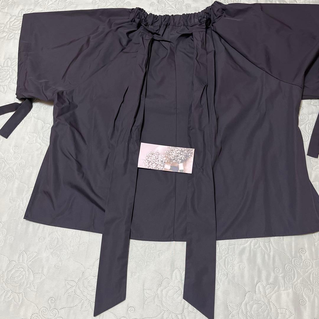 タグ付き 未試着。gypsohila ジプソフィア ブラウス (半袖)スミクロ