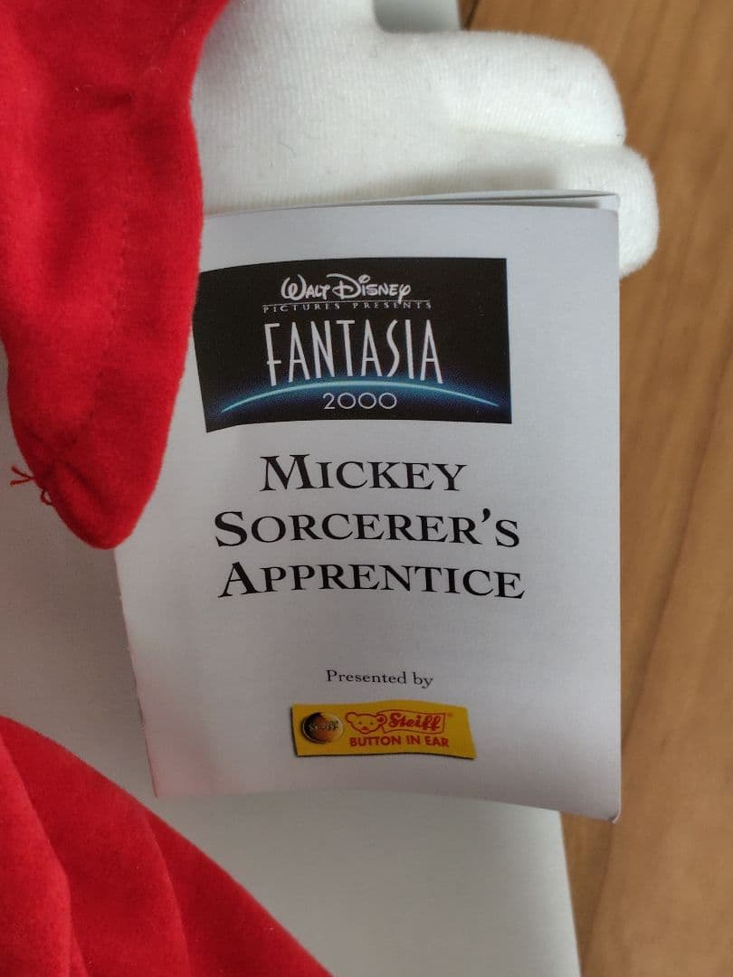 ミッキーマウス sorcerers apprentice シュタイフ