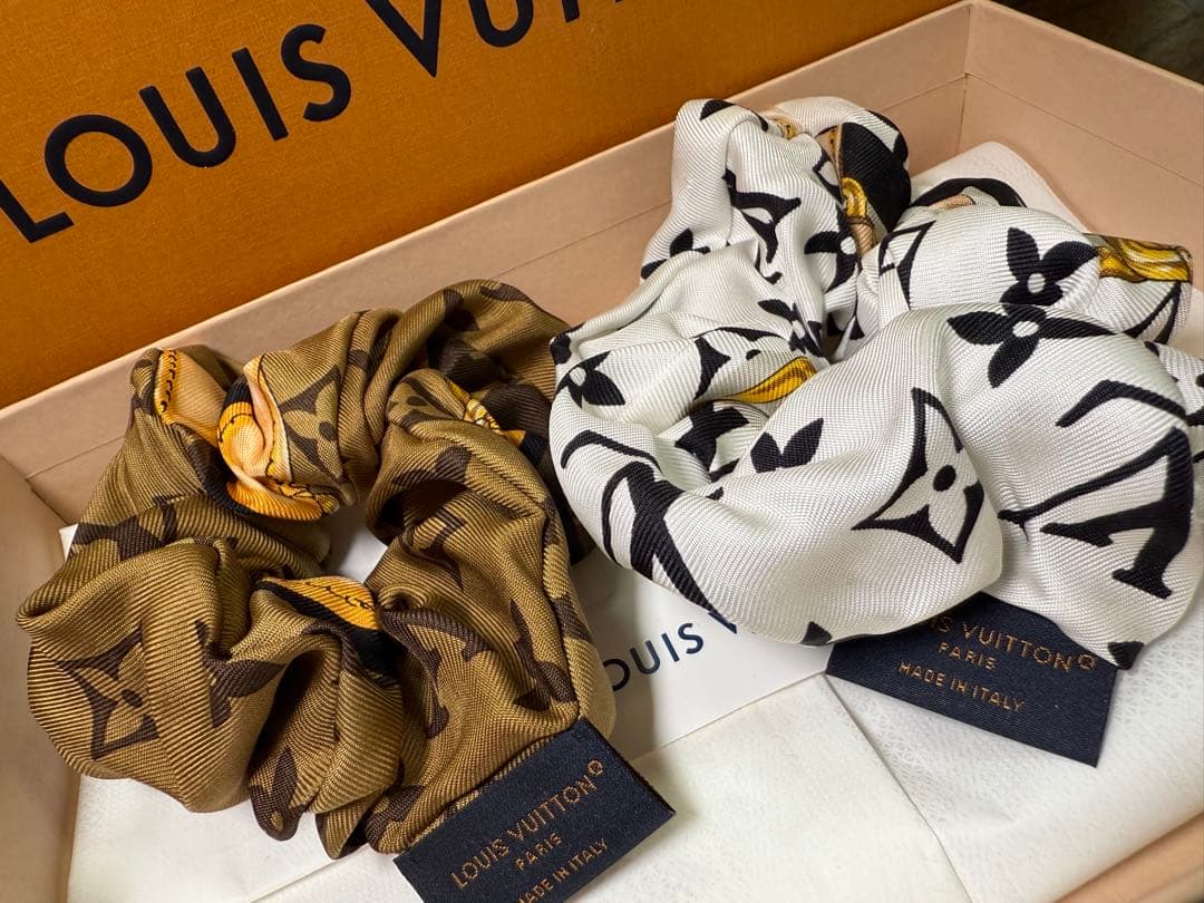 4/18まで ルイヴィトン モノグラムヘアシュシュ コンフィデンシャル