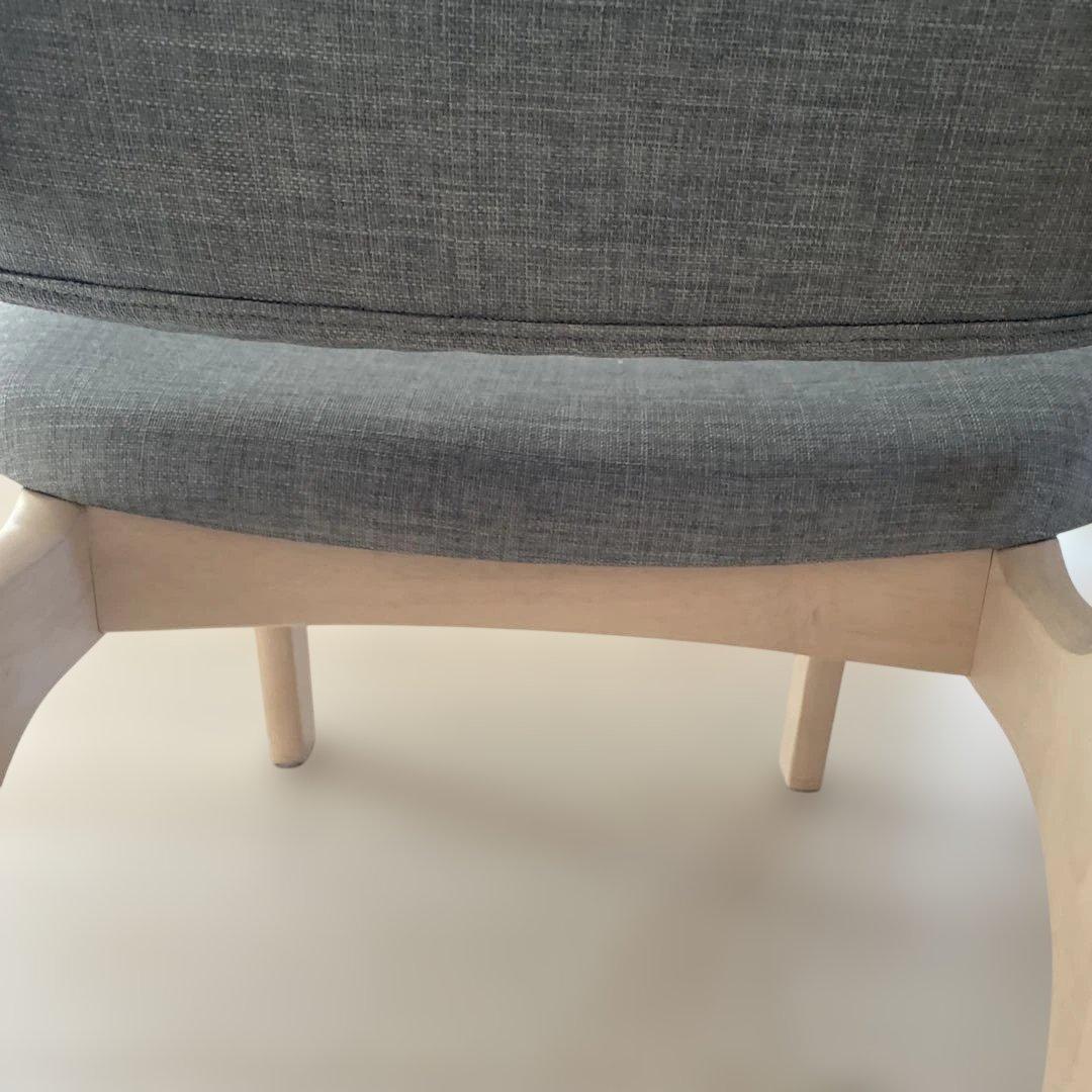 【旧モデル】ニトリ 1人用チェア (Nシールド リラックスワイド WW/GY)