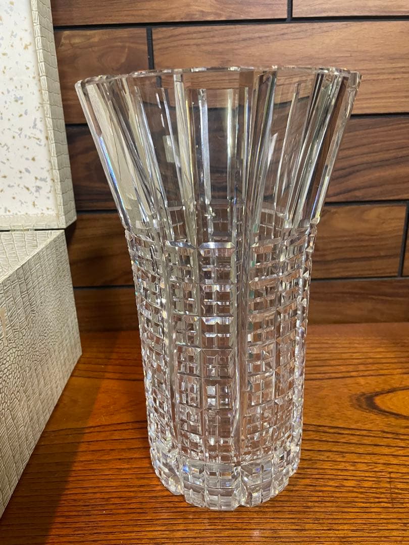 Kagami crystals クリスタル花瓶　大型　重さ約5.2kg 高級