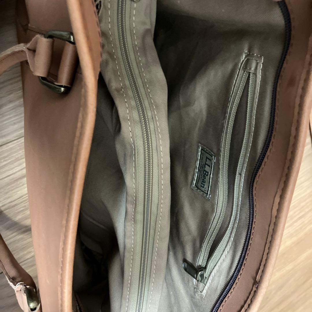 L.L.Bean レザートートバッグ　ほぼ未使用