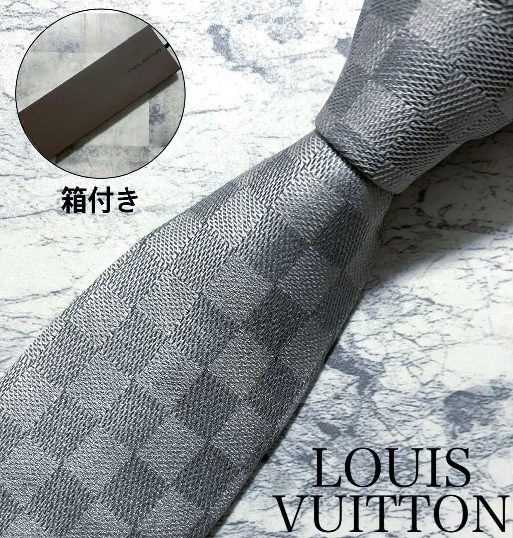 LOUIS VUITTON ネクタイ ハイブランド ダミエ柄