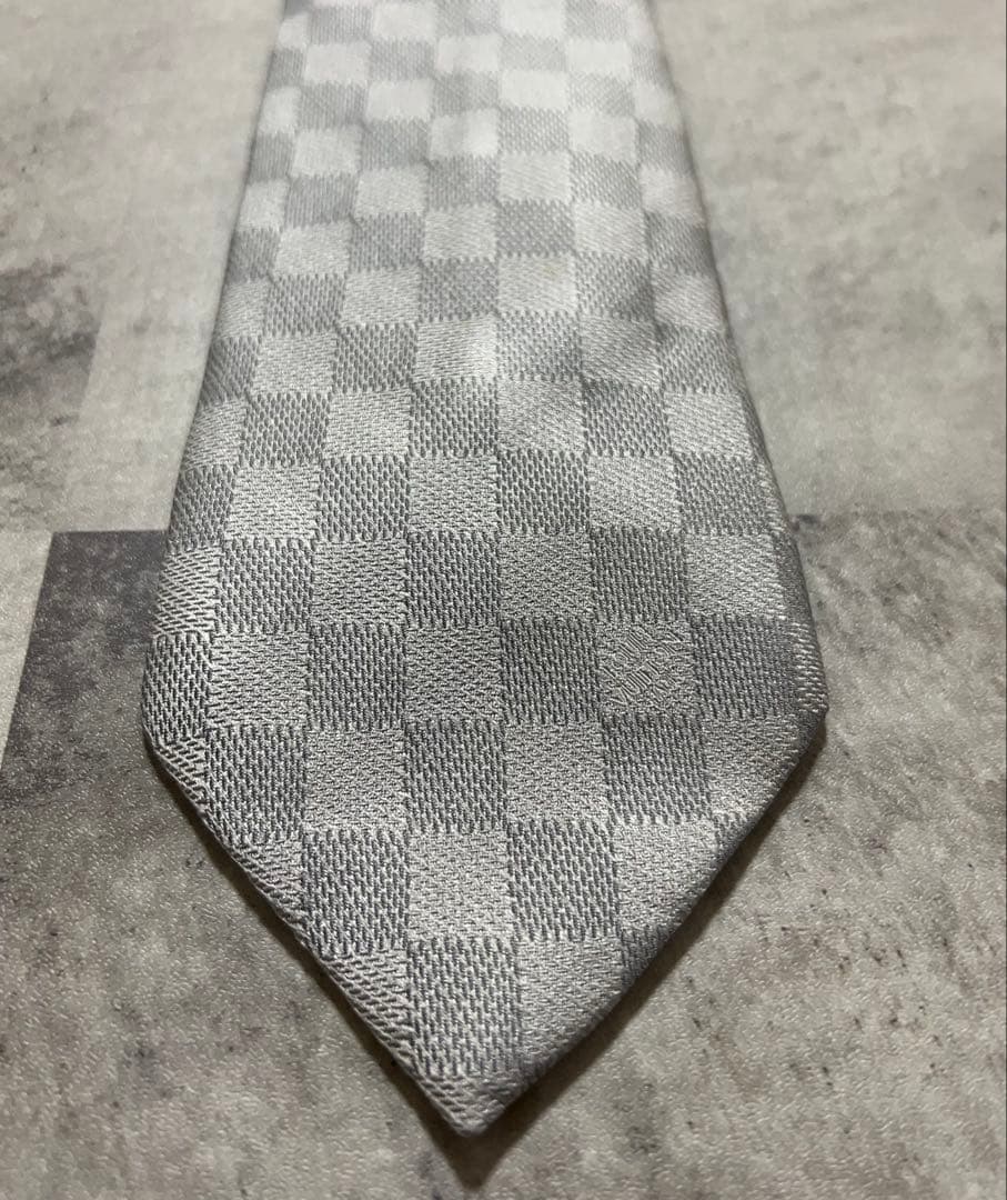LOUIS VUITTON ネクタイ ハイブランド ダミエ柄
