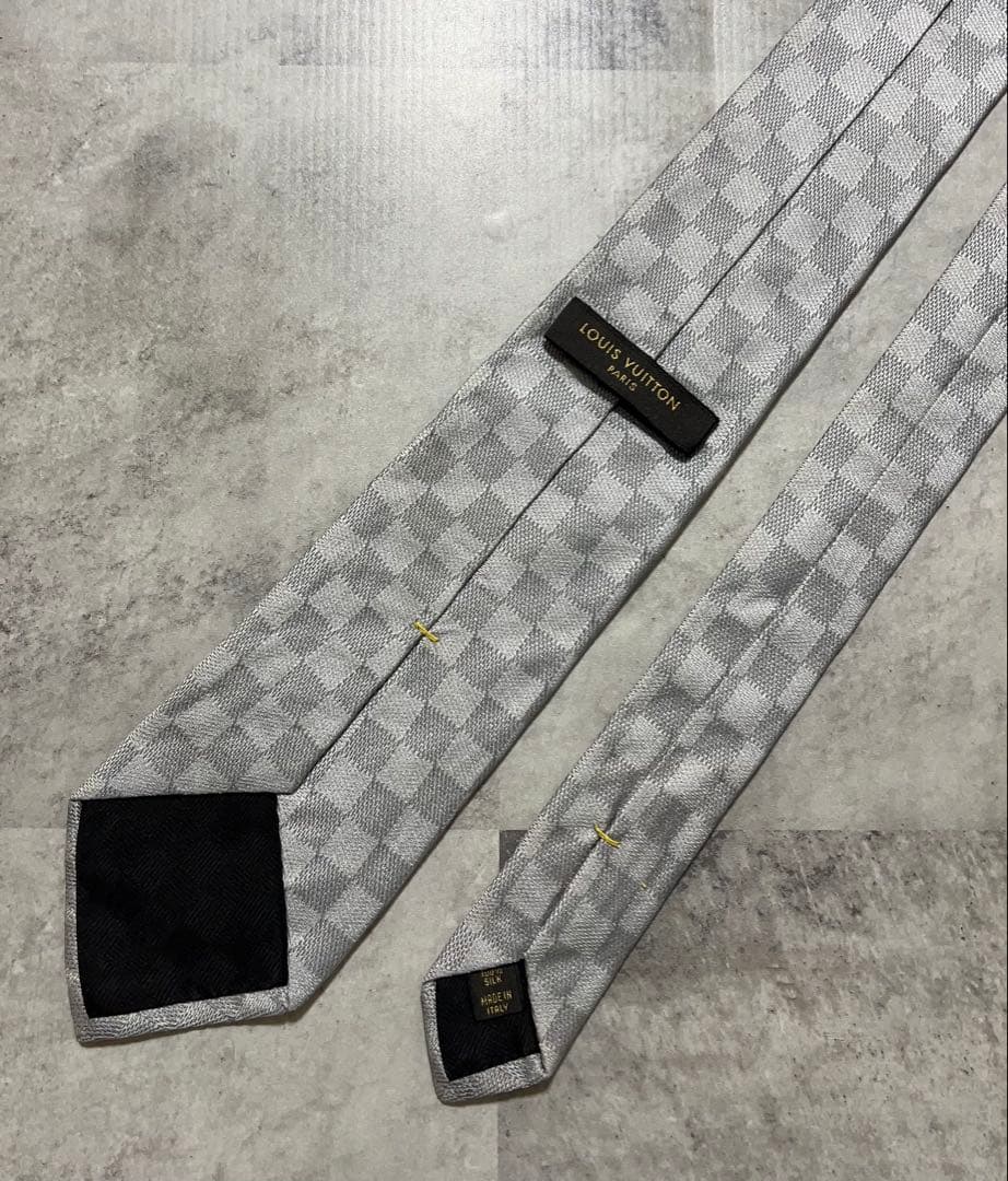 LOUIS VUITTON ネクタイ ハイブランド ダミエ柄