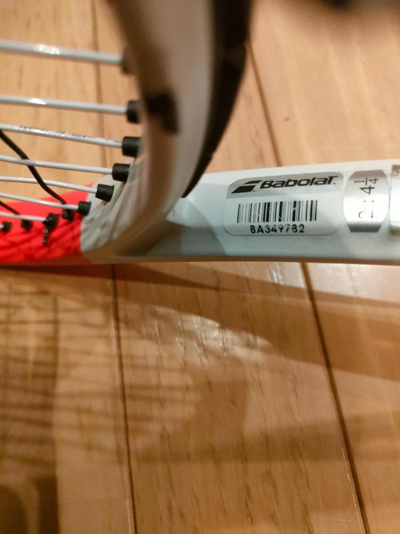 ガット張りたて ピュアストライク100 16✕20ガット2800円工賃2200円