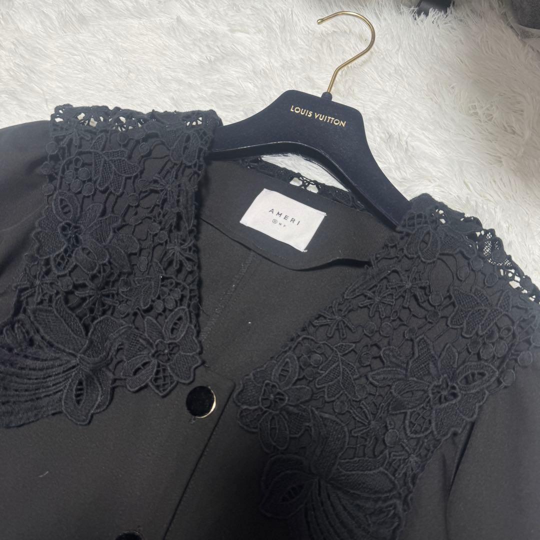 美品 AMERI SAILOR LACE COLLAR JUMP SUIT