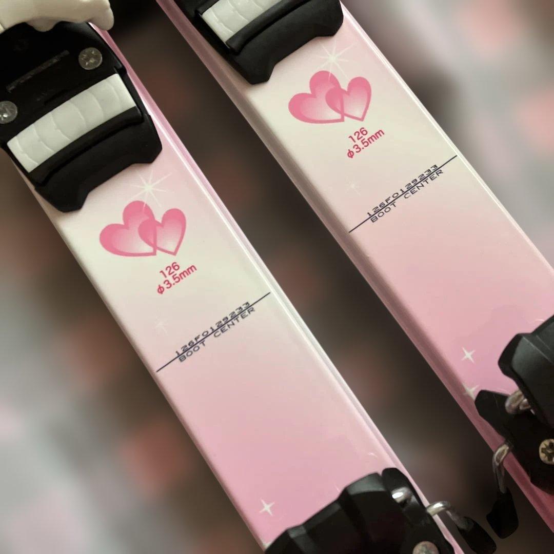 PAX スキーセット 126cm ピンクKAZAMA