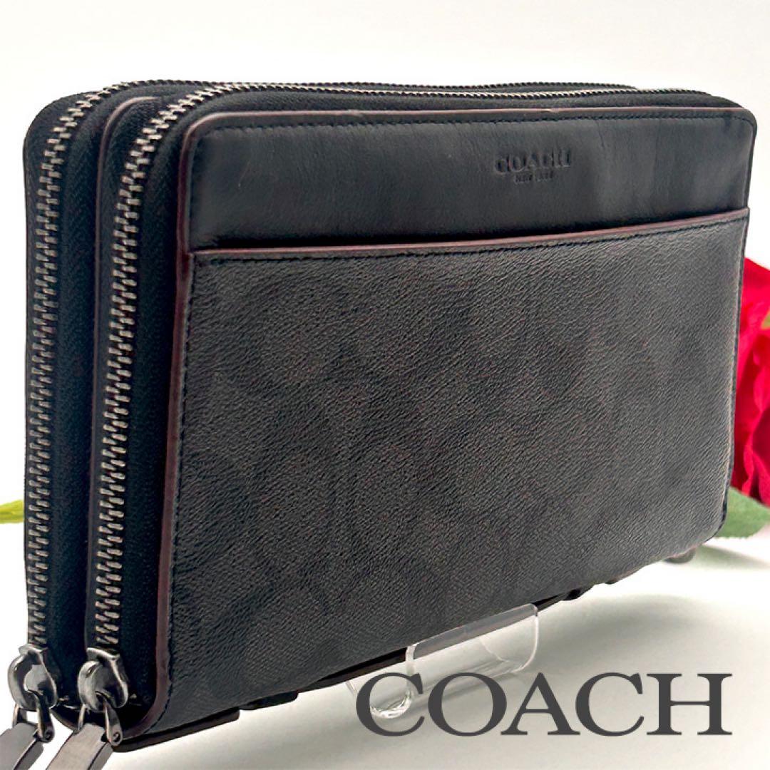 ✨レア美品✨ COACH コーチ オーガナイザー 長財布 レザー 高級 希少性大