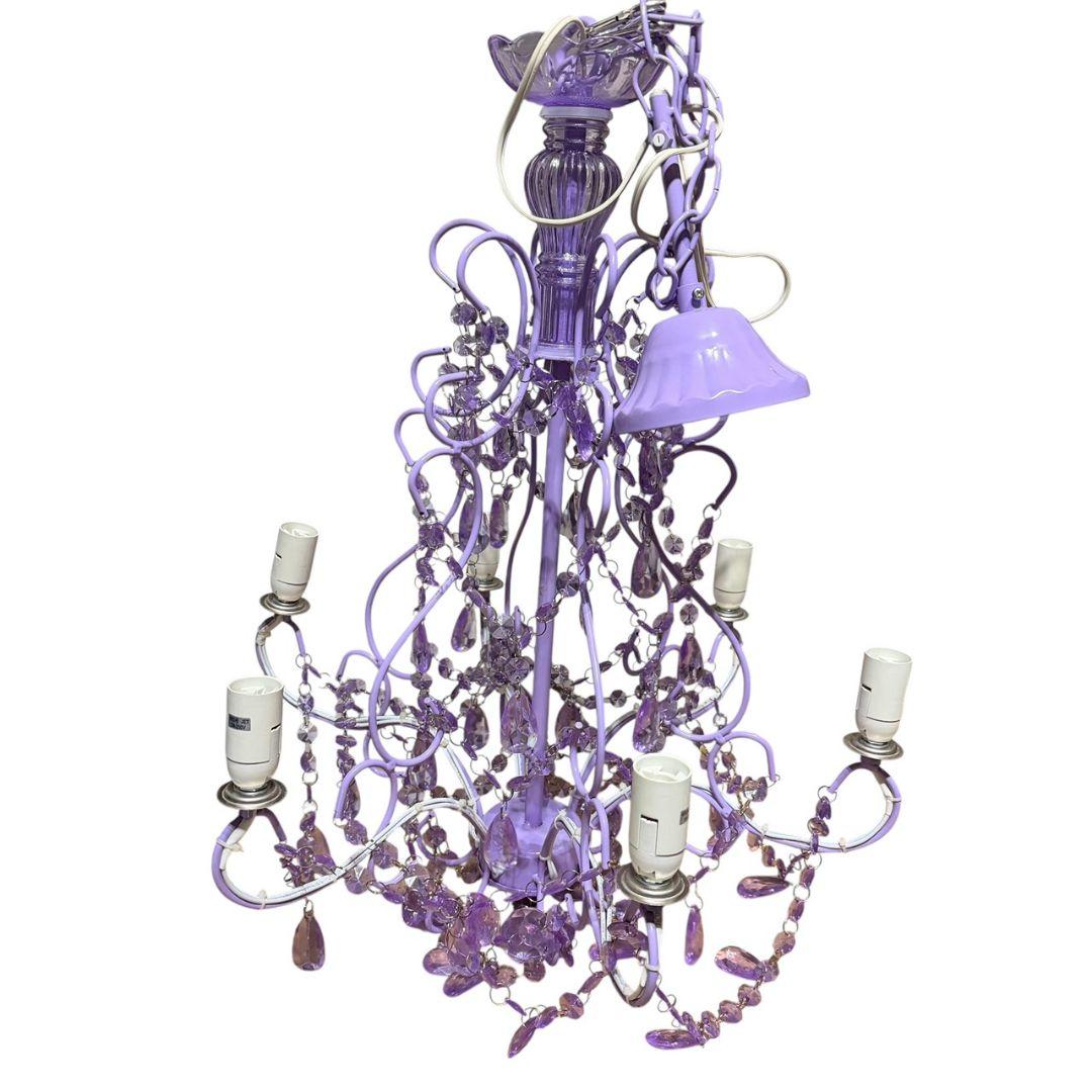 【ロココ調】 シャンデリア 照明 天井照明 アンティーク 調 6灯