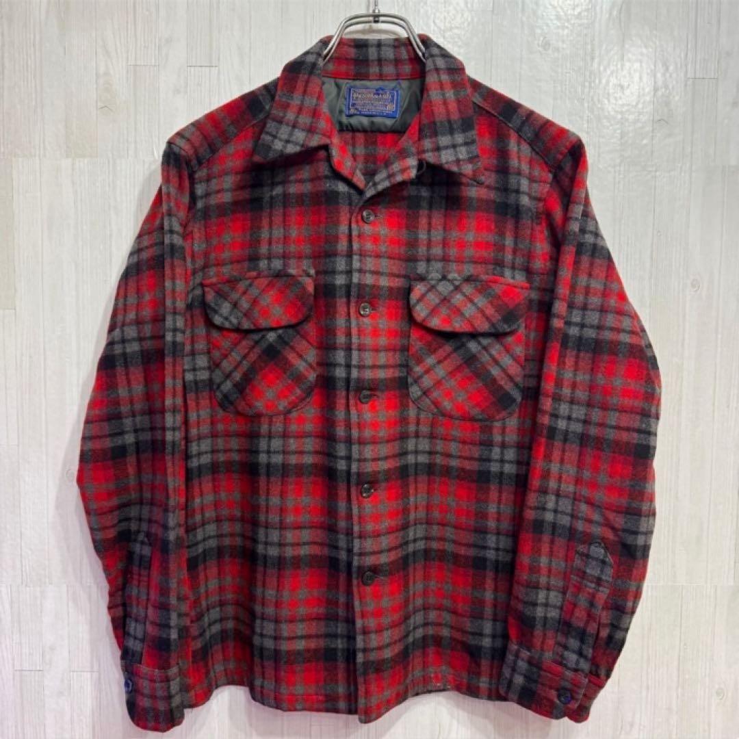 genkiman 70s ペンドルトン シャドーチェック ボードシャツ