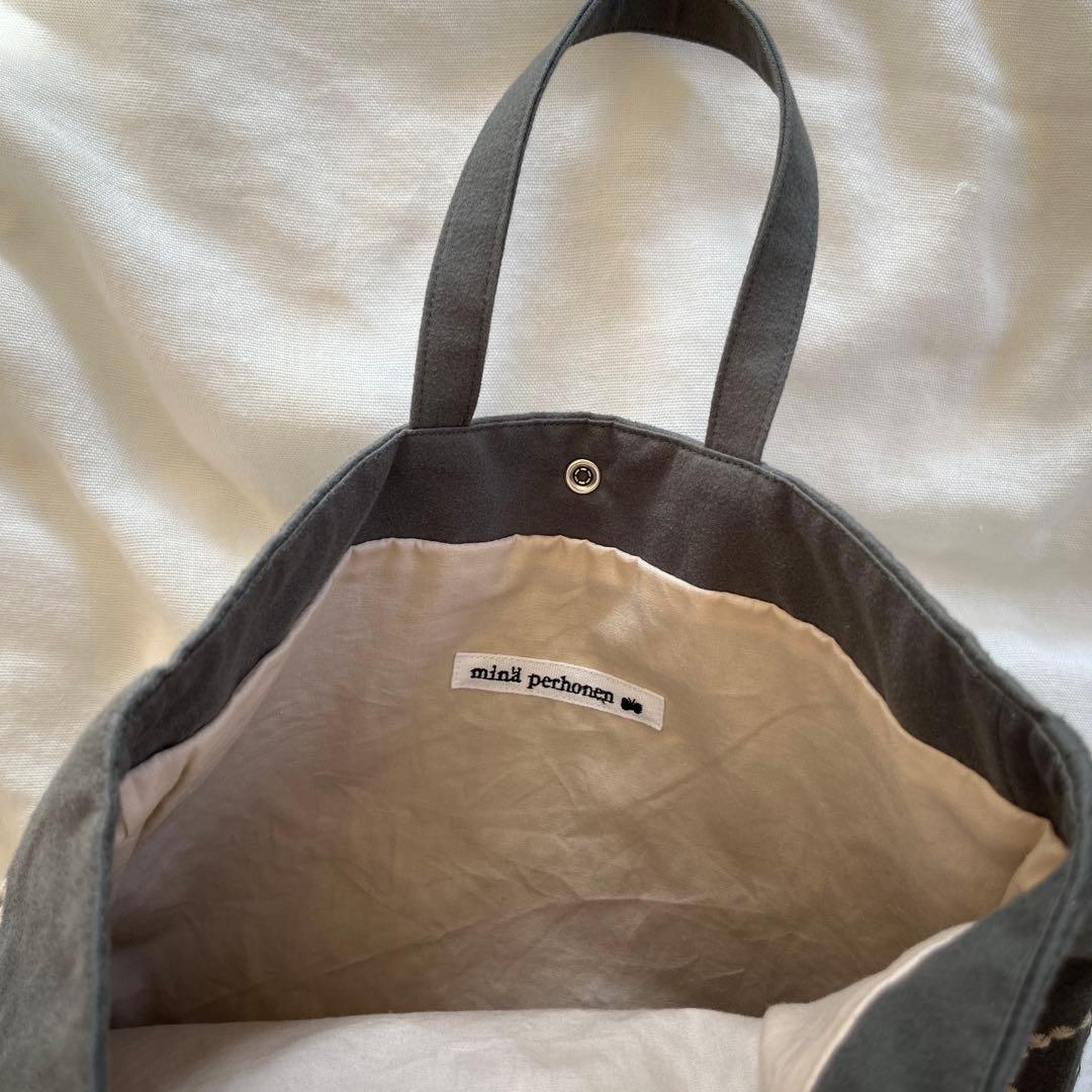 ミナペルホネン　トートバッグ　タンバリン