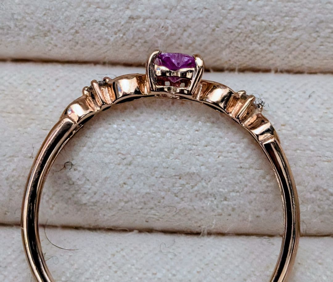 ♡[TSUTSUMI] K10 PG ピンクトルマリン リング11号♡