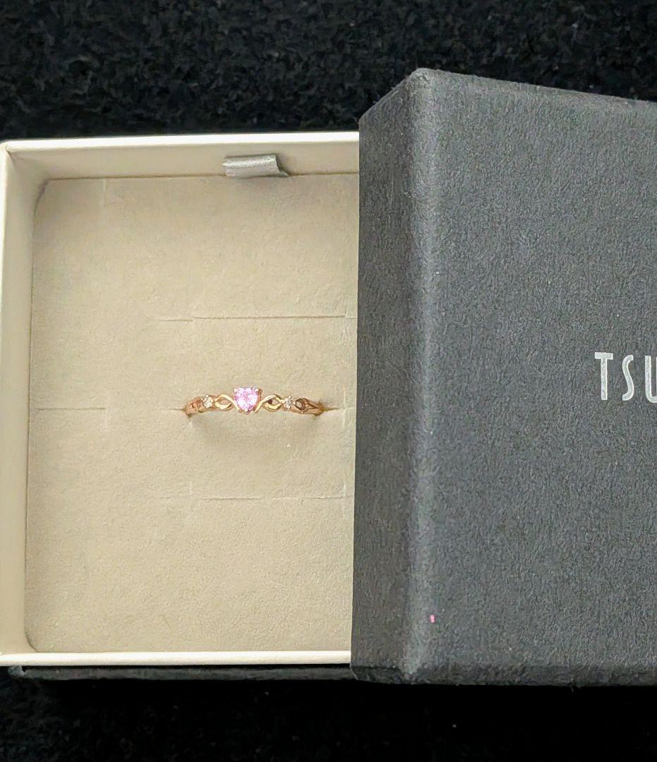 ♡[TSUTSUMI] K10 PG ピンクトルマリン リング11号♡