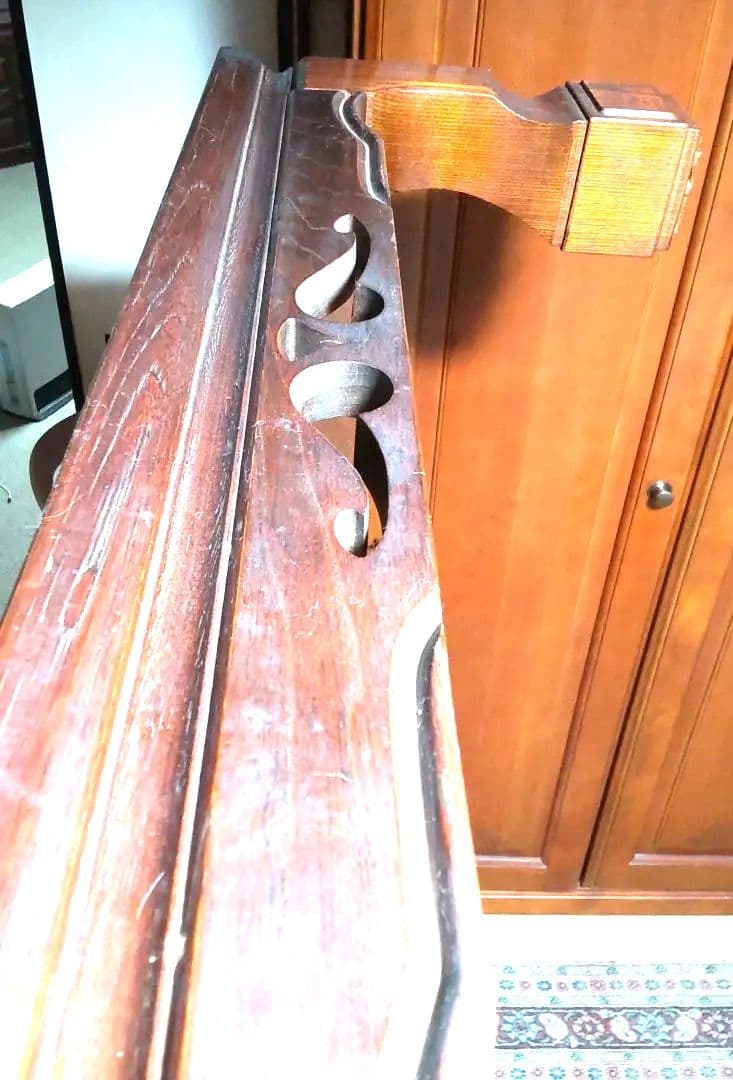 【送料込:たのメル便】昭和レトロ 木製座卓 ダークブラウン