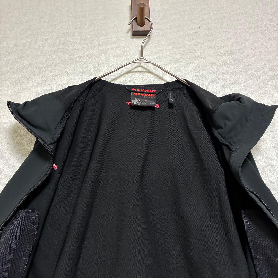 美品　マムート　ソフテッククライムライトジャケット　マウンテンパーカー　黒　Ｍ
