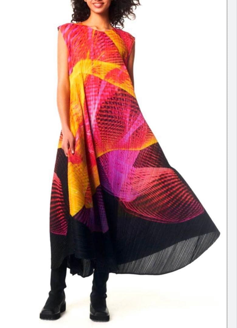 PleatsPlease SPECTRUM ワンピース5