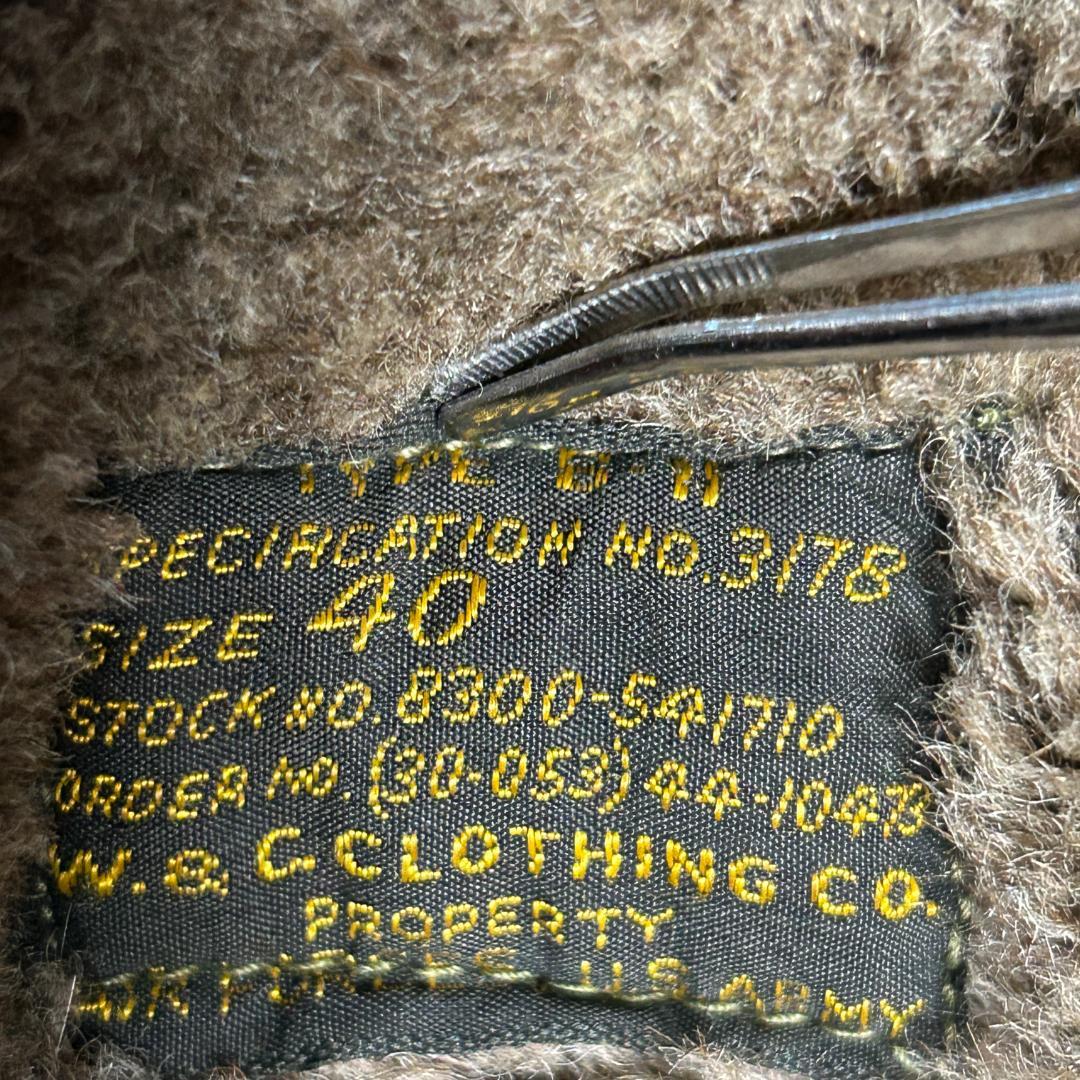 40s USAAF B-11　フライトジャケット　ムートン襟　パーカー　40