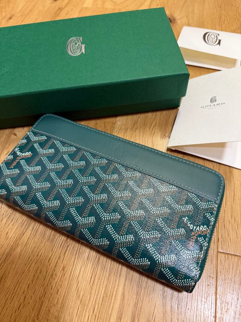 GOYARD グリーン 長財布