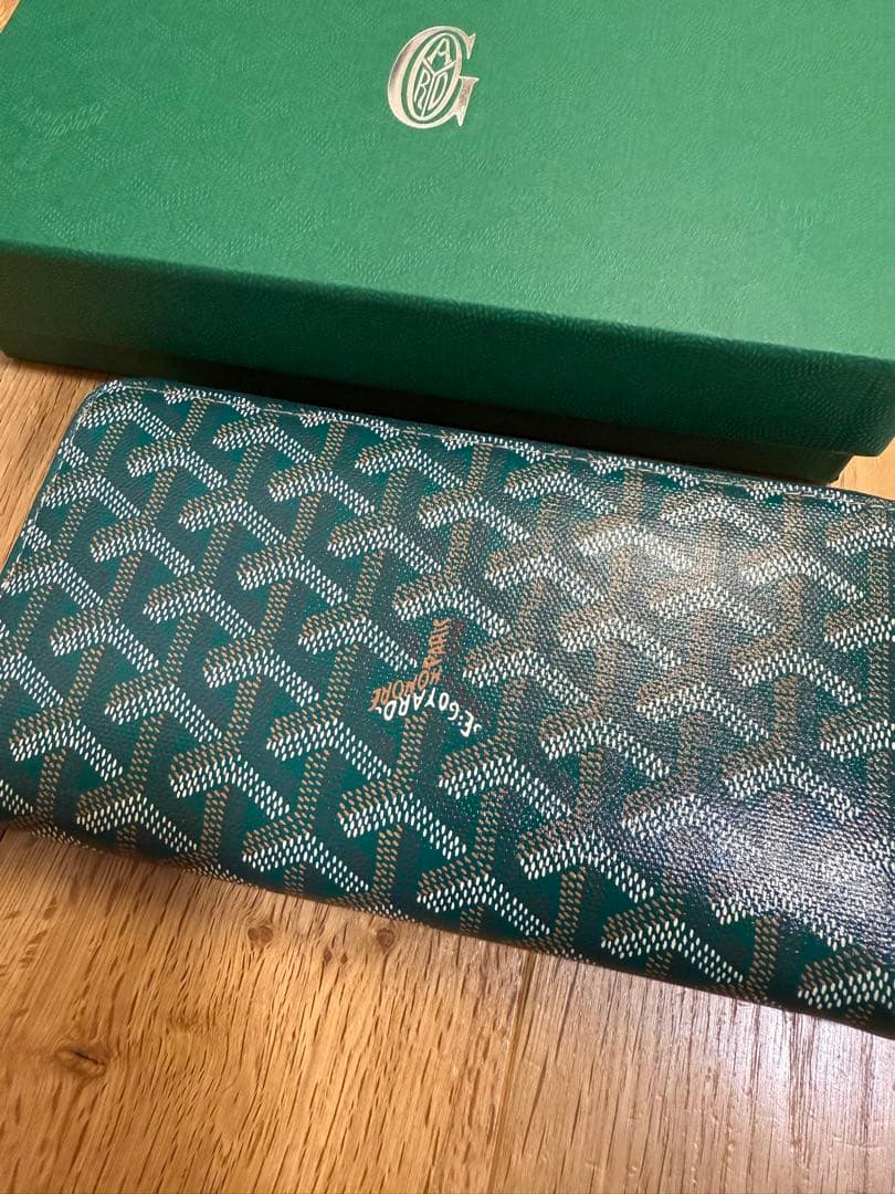 GOYARD グリーン 長財布